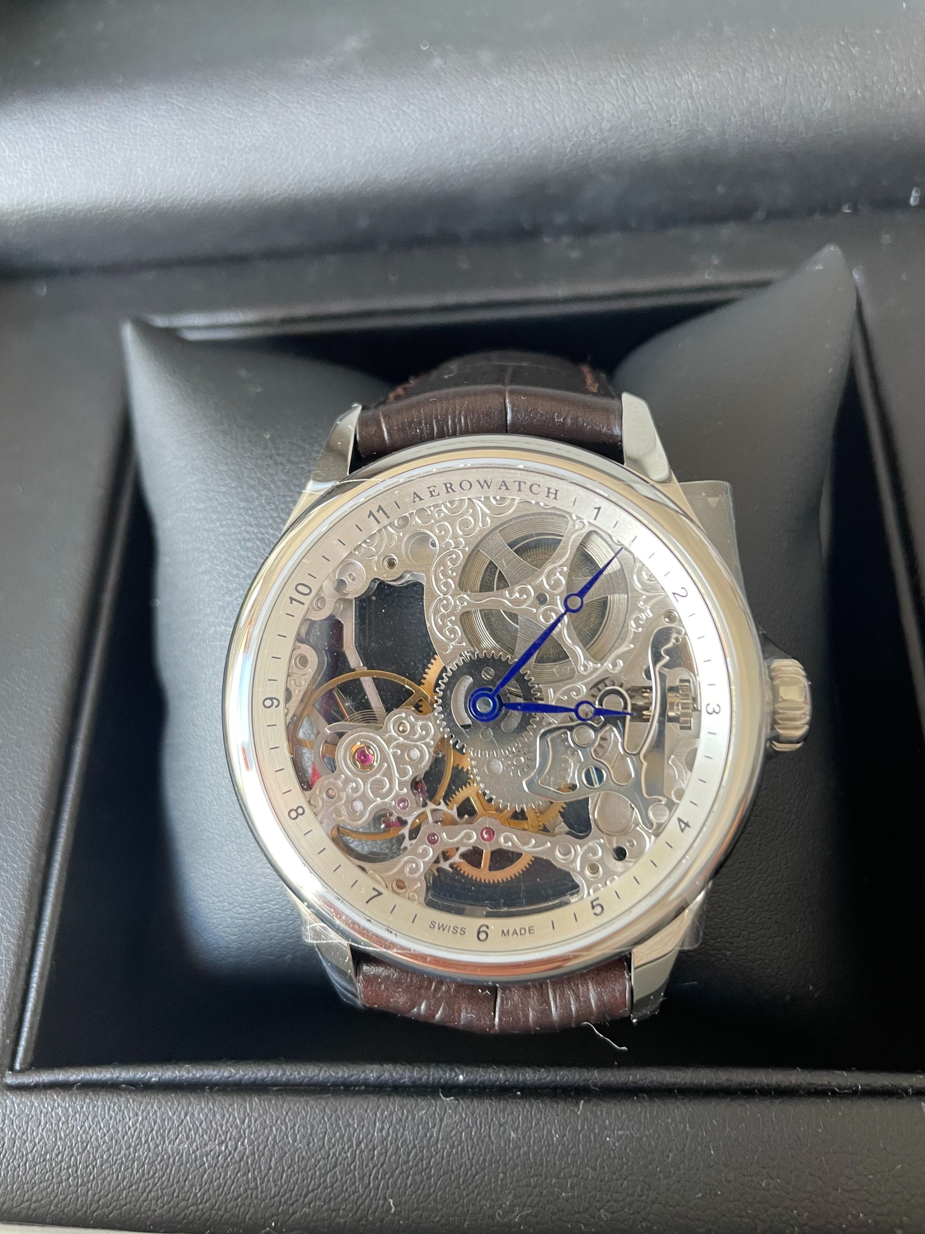 Zegarek męski aerowatch renaissance skeleton classic