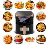 FRYTKOWNICA Beztłuszczowa AIR FRYER Frytura 5L GRATISx10 1500W