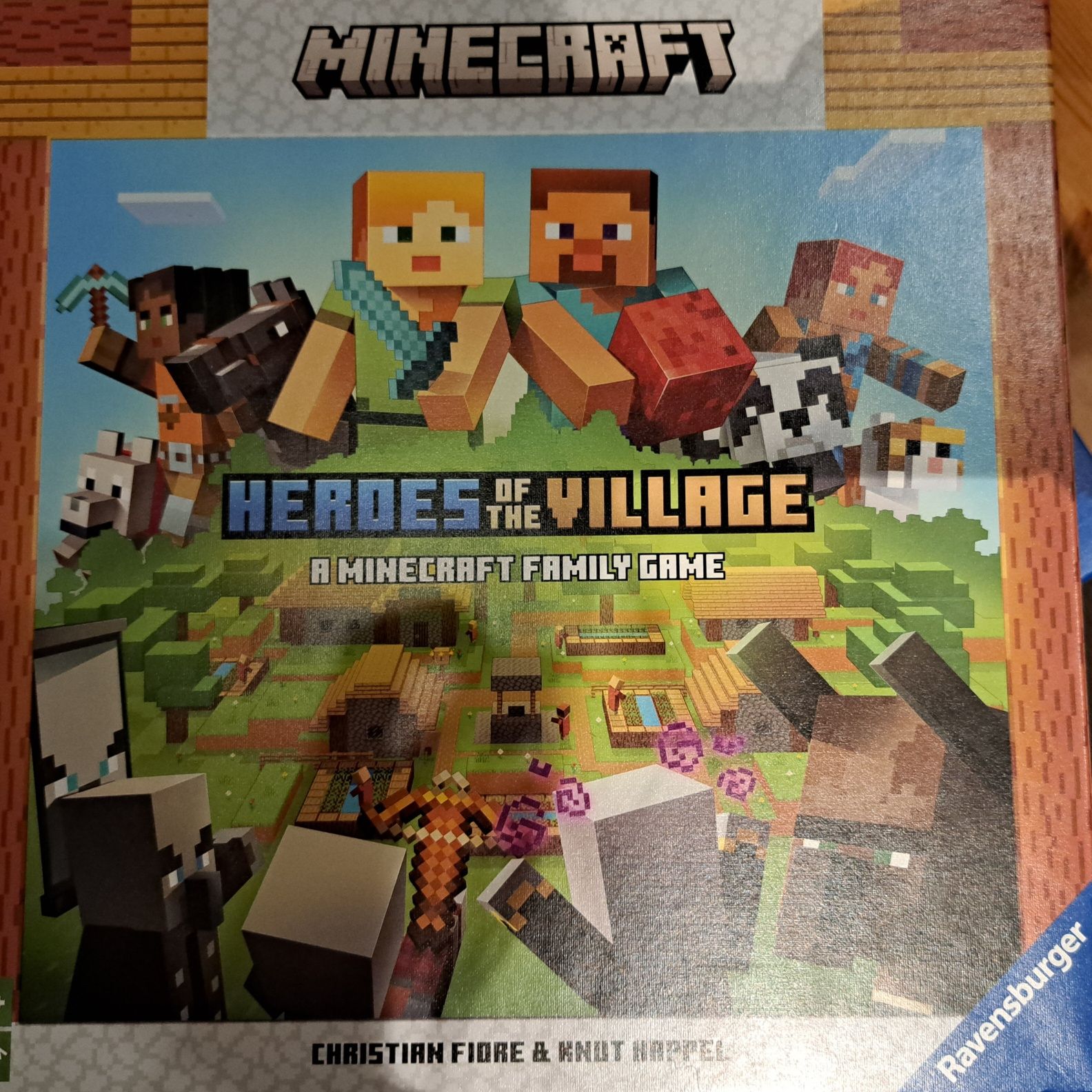 Minecraft gra Heroes of the Village Ravensburger