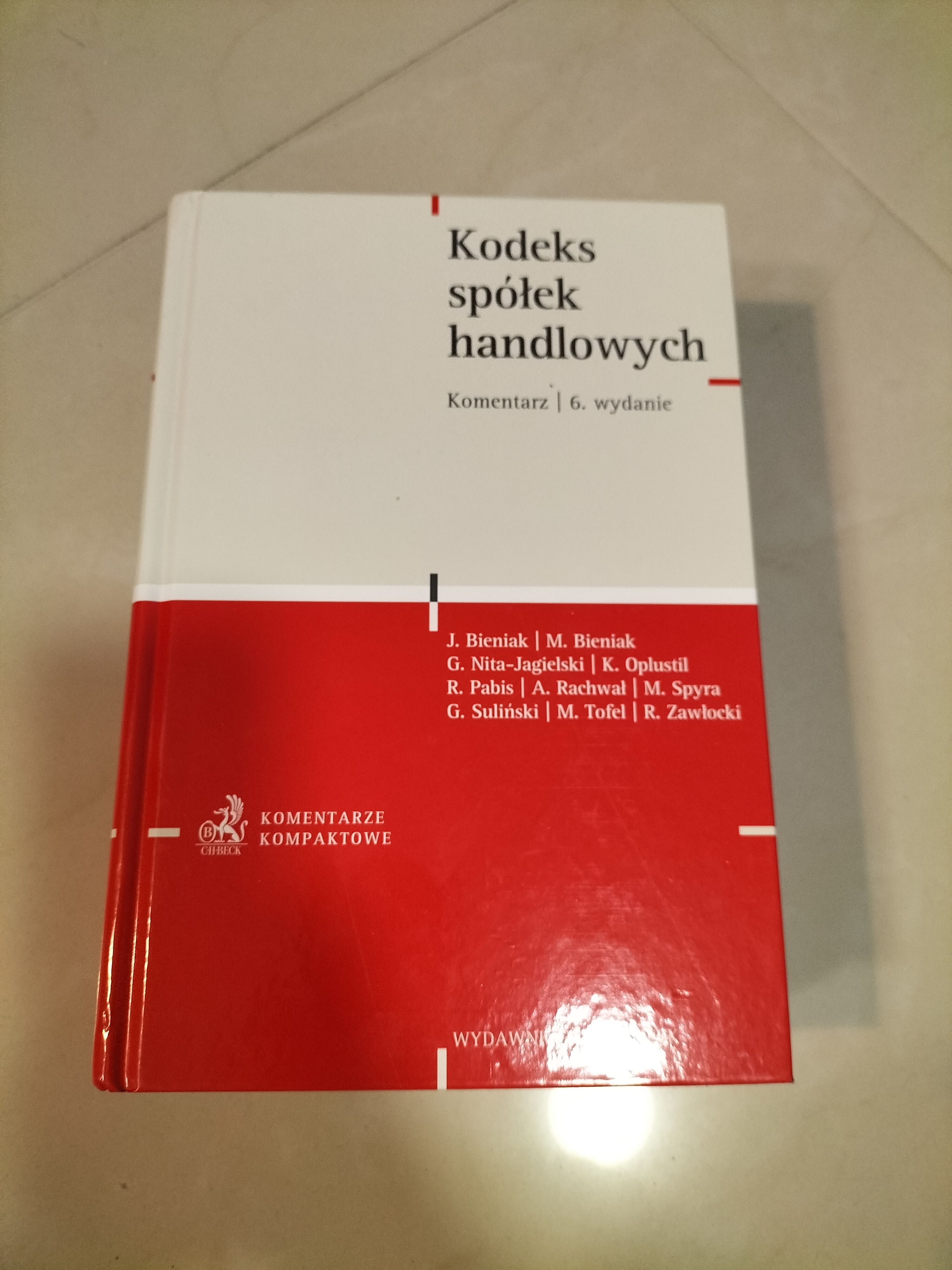 Kodeks spółek handlowych, Komentarz, Bieniak, 2019