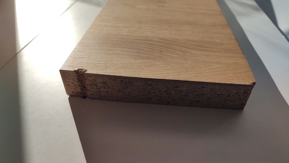 Półka fornir deska, 3 rozmiary, 4 szt.