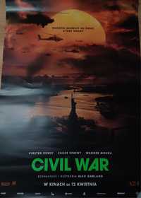 Oryginalny plakat kinowy civil war