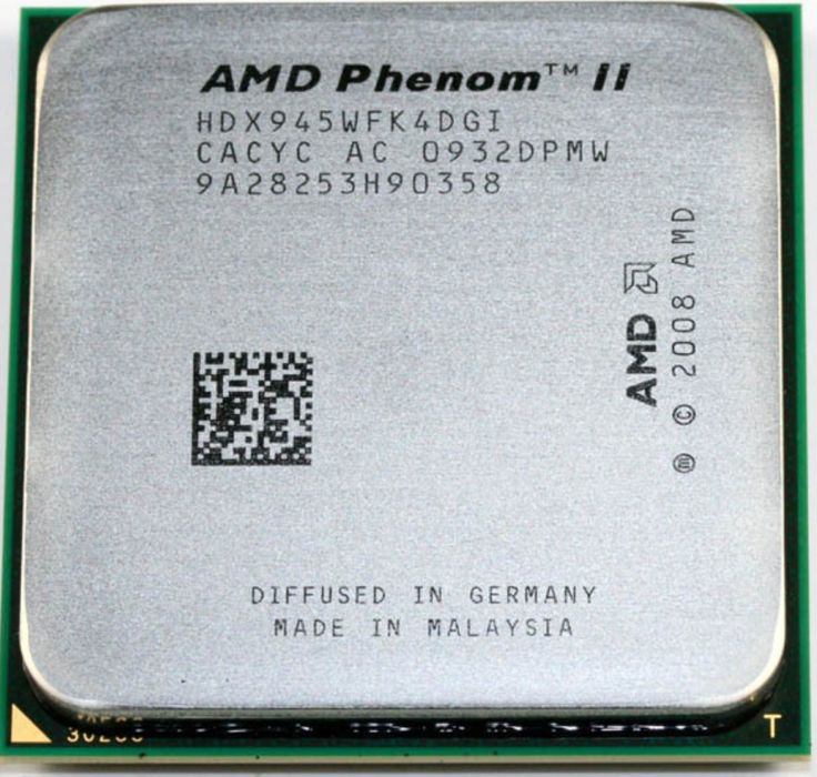 Am2+/Am3 AMD Phenom ii x4 945 С2/C3 3.0 Mhz 95W есть опт