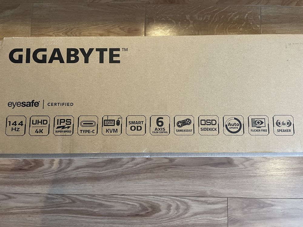 Топовый монитор 32" GigaByte M32U (4k, 144 Hz, новый)