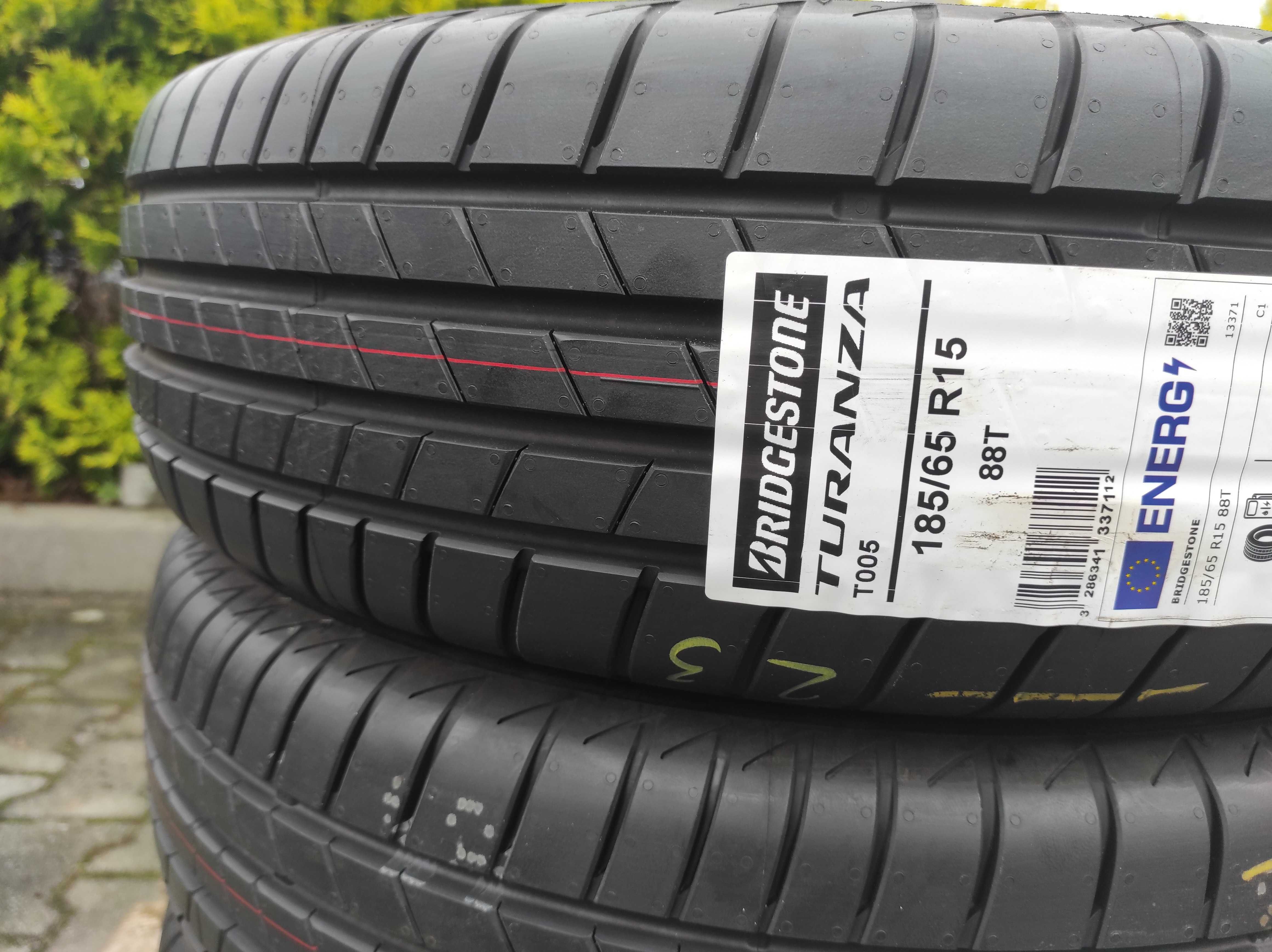 NOWE opony letnie 4szt 185/65 R15 Bridgestone Turanza T005 WYSYŁKA