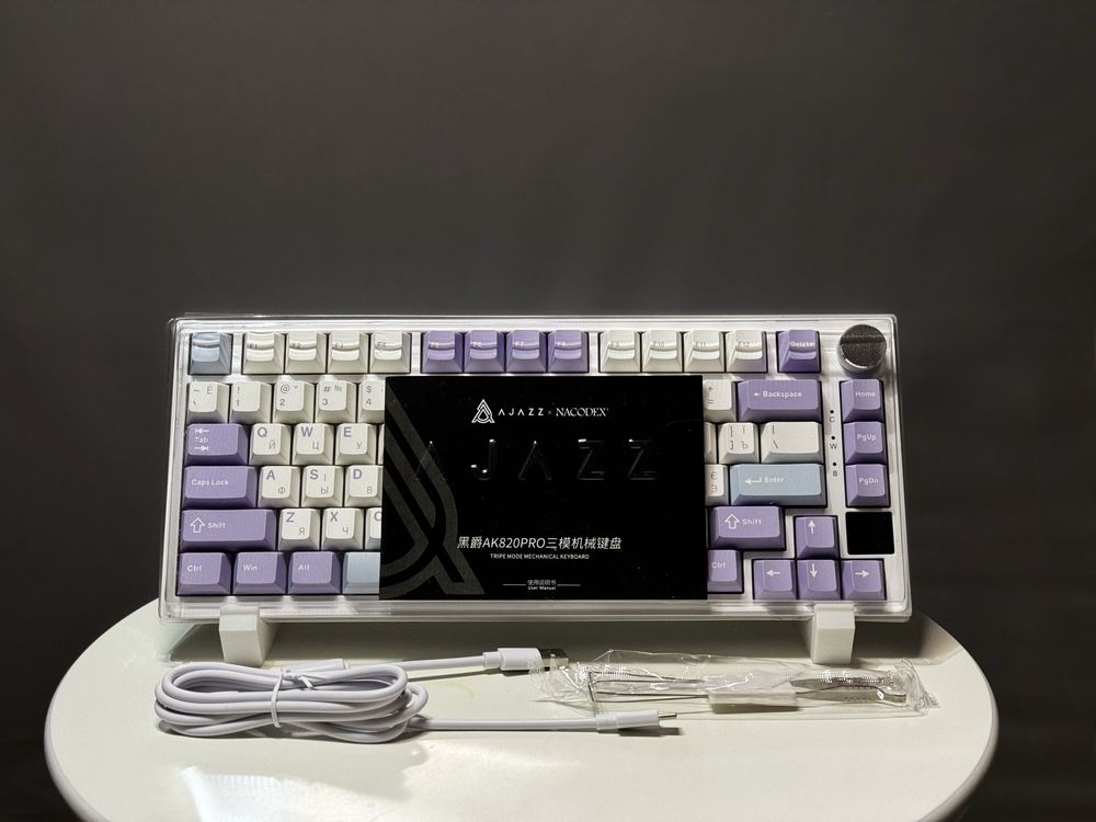 РОЗПРОДАЖ!! Ігрова Клавіатура EPOMAKER Ajazz AK820 pro/ОРИГІНАЛ