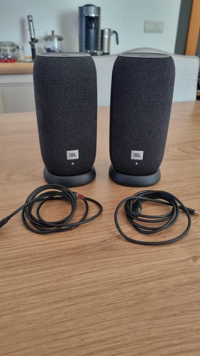 Pack original com duas colunas JBL Link Portable