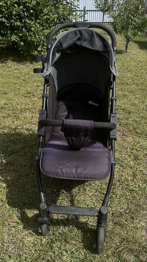 Прогулянкова коляска ninos mini 2 сіра