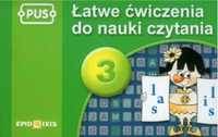 PUS Łatwe ćwiczenia do nauki czytania 3 - Małgorzata Chromiak