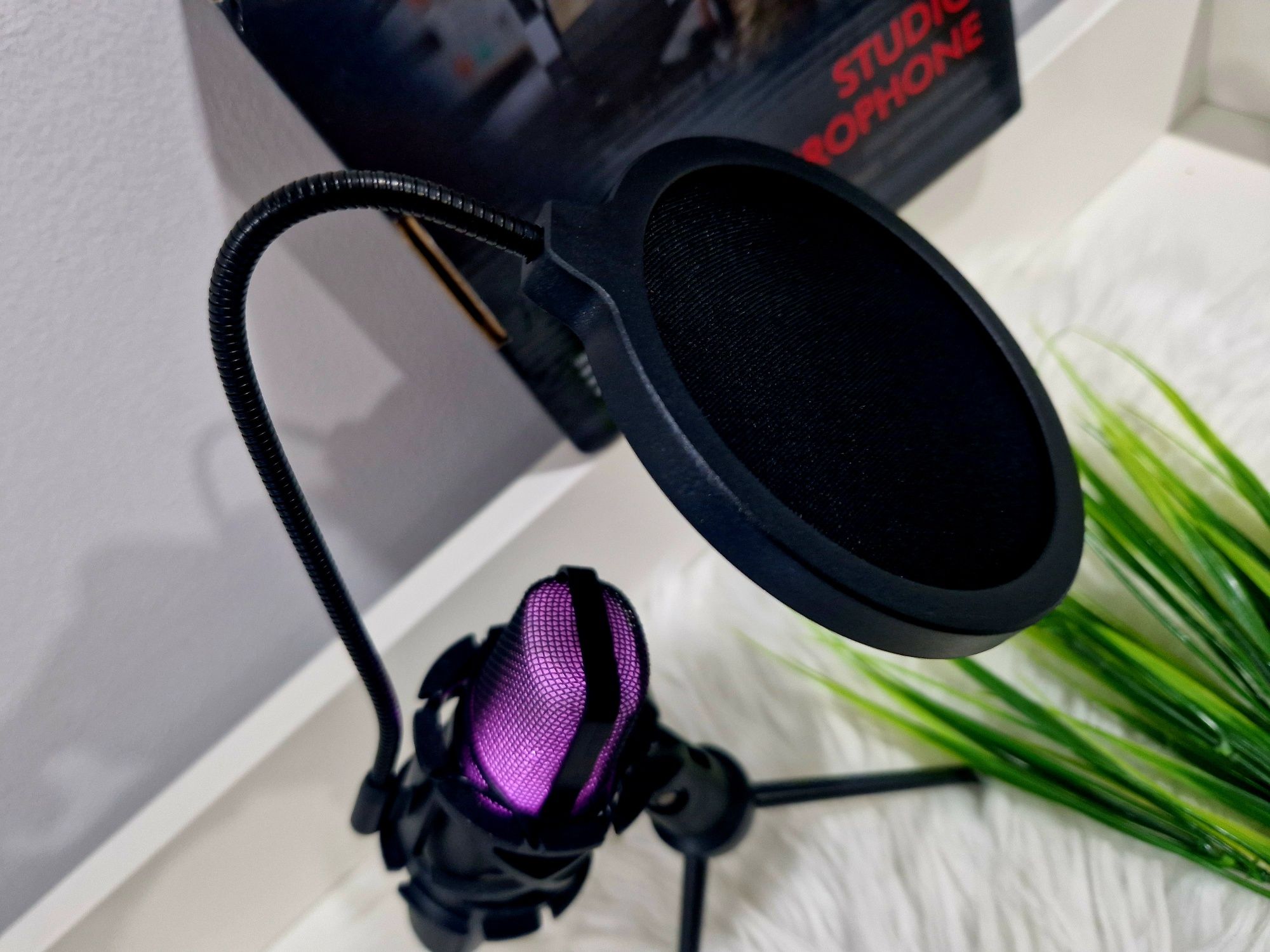Microfone RGB novo