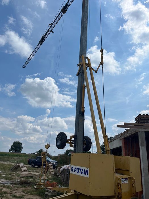 Potain Zuraw budowlany Dzwig dekarski szybkomontujacy