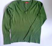 Sagoss vintage sweter zielony szpic r.M/L serek