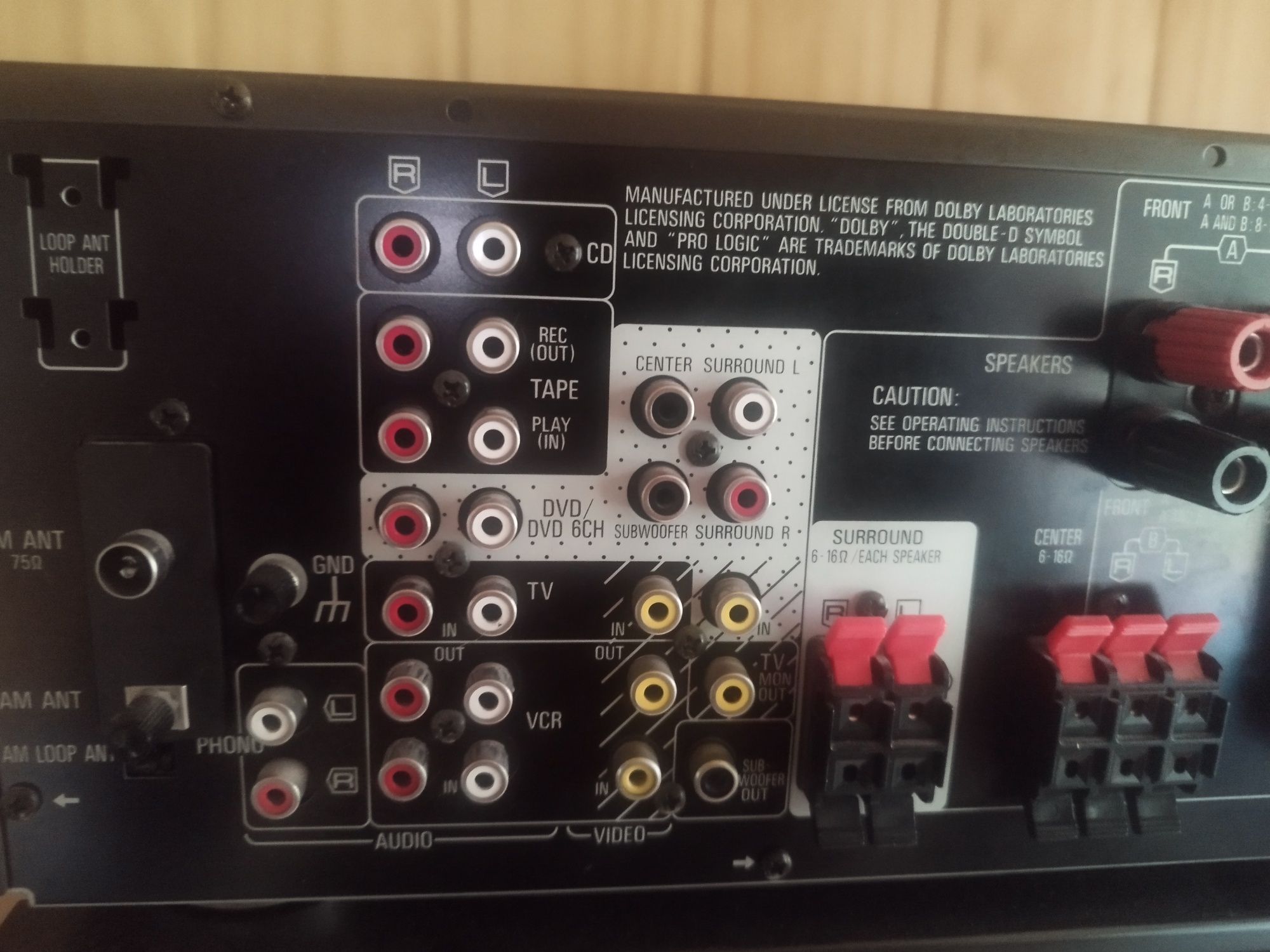 Amplituner Technics sa ax 730 z pilotem