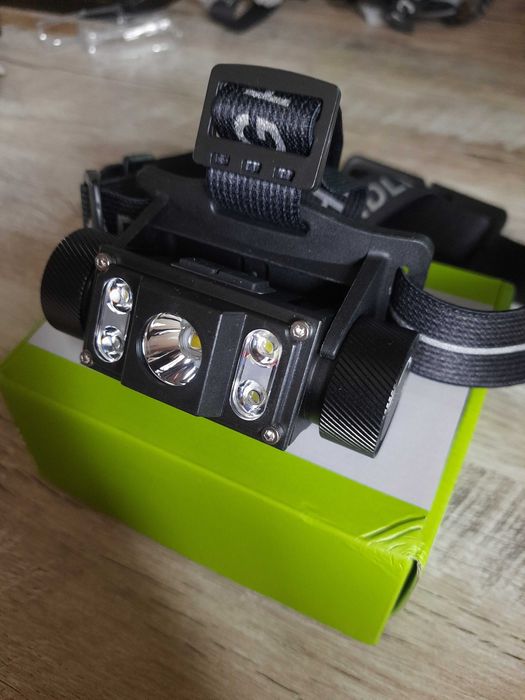 Налобный фонарь Boruit B50 XM-L2 + 4*XP-G2 type-c аккумулятор 21700