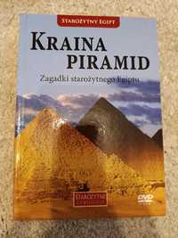 Kraina piramid Starożytny Egipt dvd książka