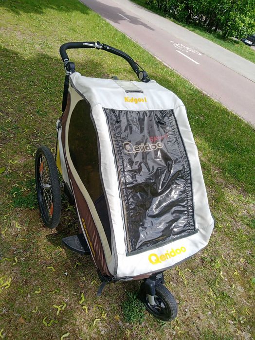 Wózek przyczepka rowerowa dla dziecka Qeridoo KidGoo1 Sport