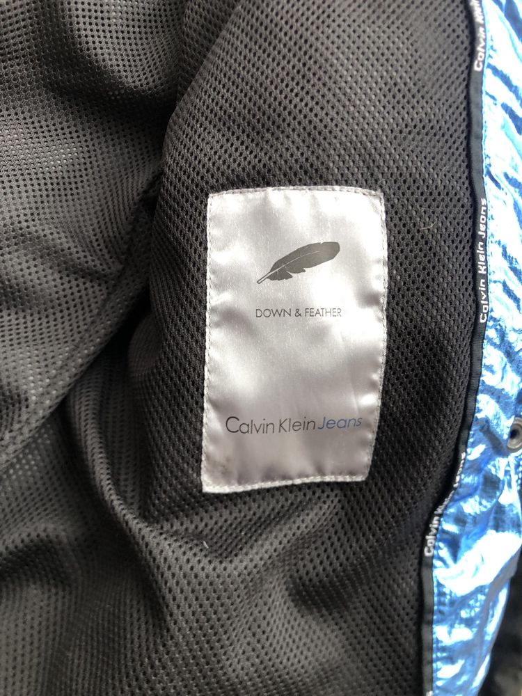 Kurtka puchowa damska-posejdon meta  Calvin Klein Jeans OHARA METALL