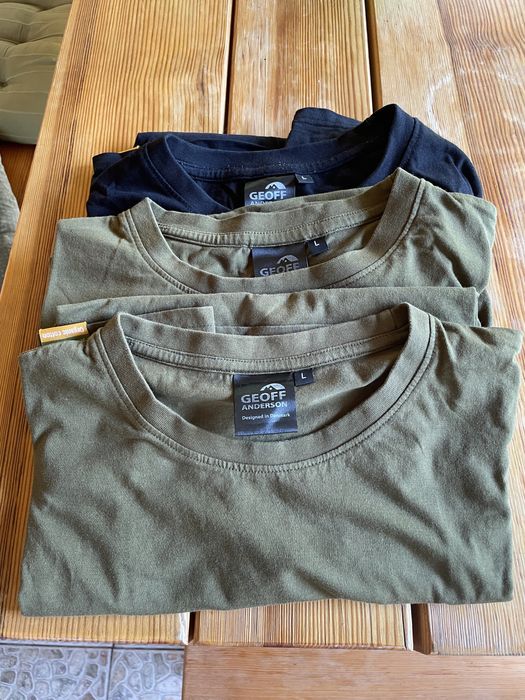 Geoff Anderson Organic Cotton 3 x thirt roz. L