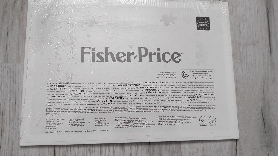 Puzzle firmy Fisher Price