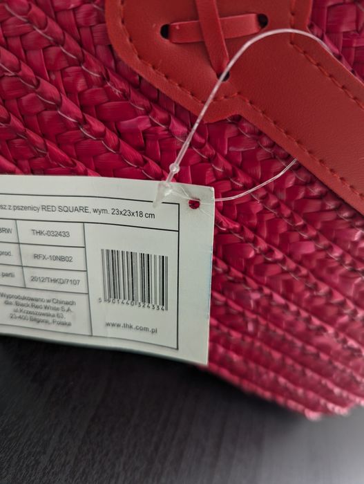 Nowy pojemnik dekoracyjny czerwony BRW