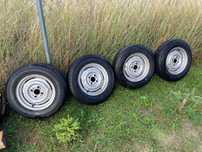 Felgi z oponami Pneumant 155 S R13 4 szt kemping przyczepa oldtimer