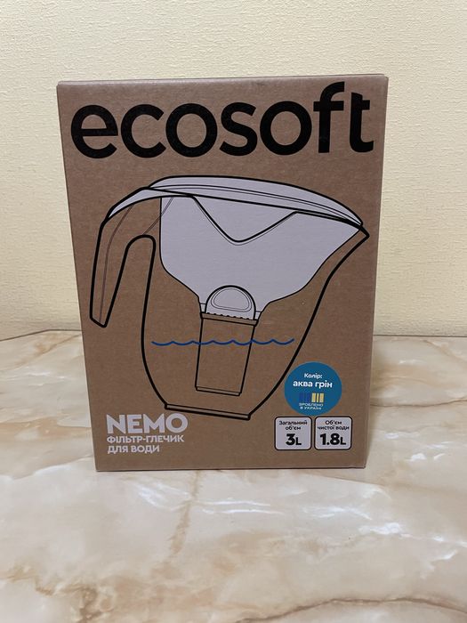 Фільтр для води Ecosoft 3l аква грін