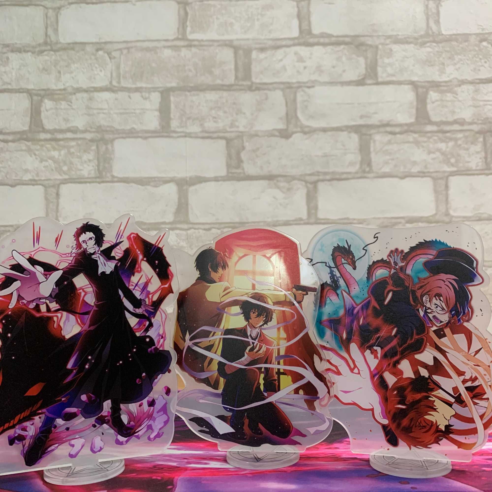 Акрилові фігурки з аніме Магічна битва, Бензопила, та Бродячі пси