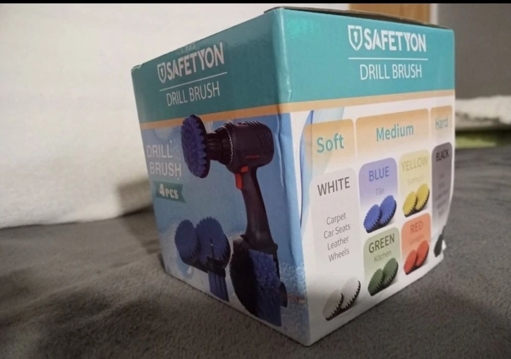 Kit de 4 escovas de brocas elétricas para azulejos, cerâmica NOVO