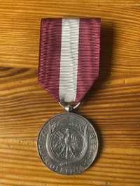 Medal II RP za długoeltnią służbę XX LAT - Srebro pr 950