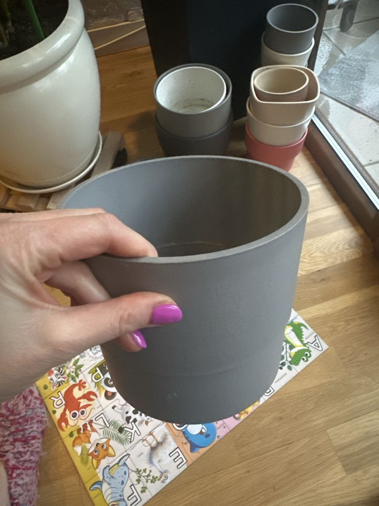 Oslonka z ikea 15cm szara cementowa