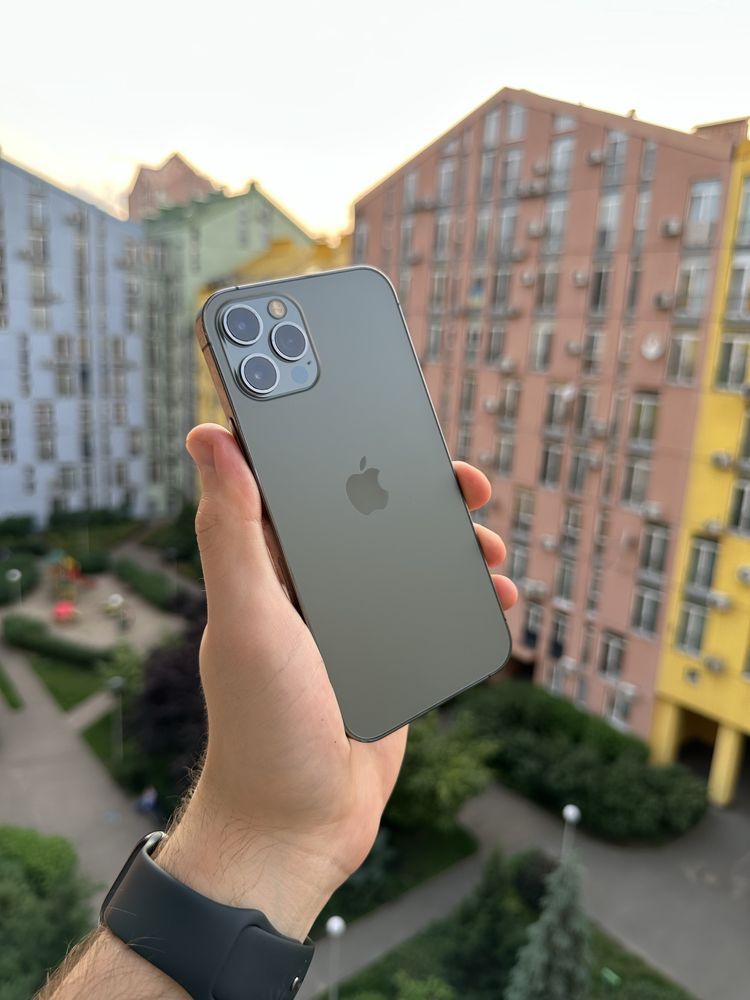 92% Аккум Идеал iPhone 12 Pro 128Gb Graphite Neverlock Айфон про Black