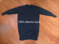 Sukienka S M L XL merino wool