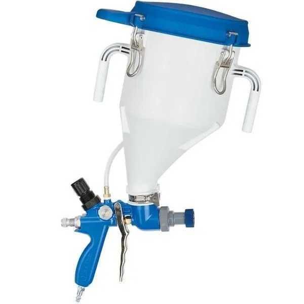 Pistolet tynkarski do struktury, szpachli, HOPPER Graco FastFinish