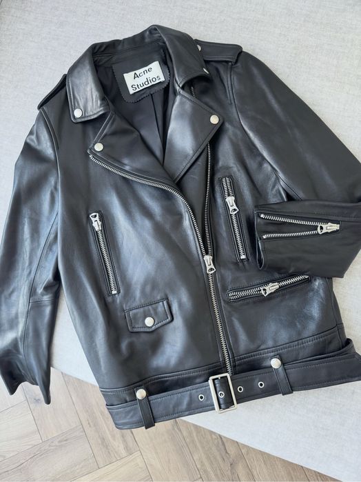 Шкіряна куртка косуха Acne Studios