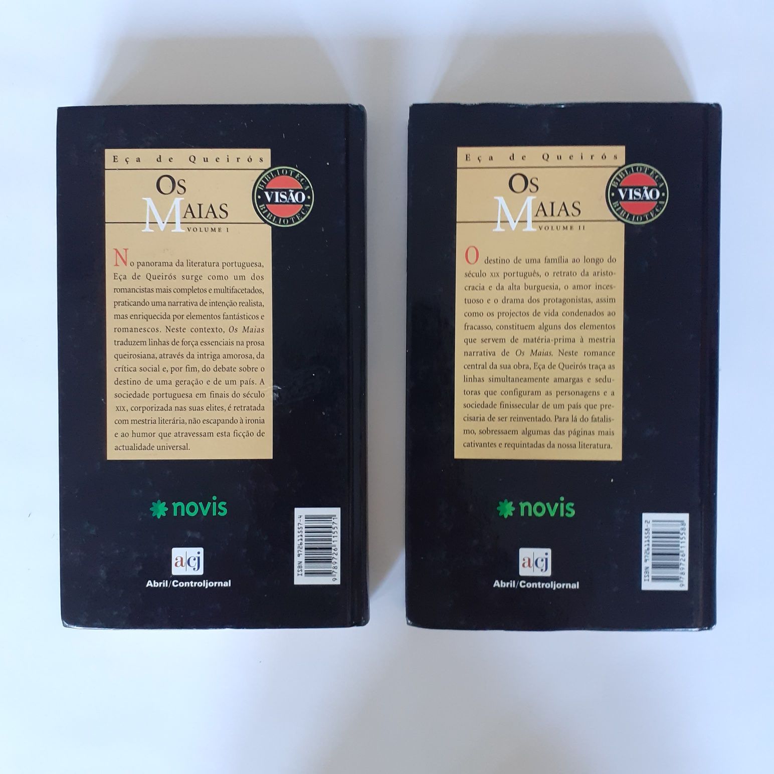 Livro "Os Maias" em 2 volumes
