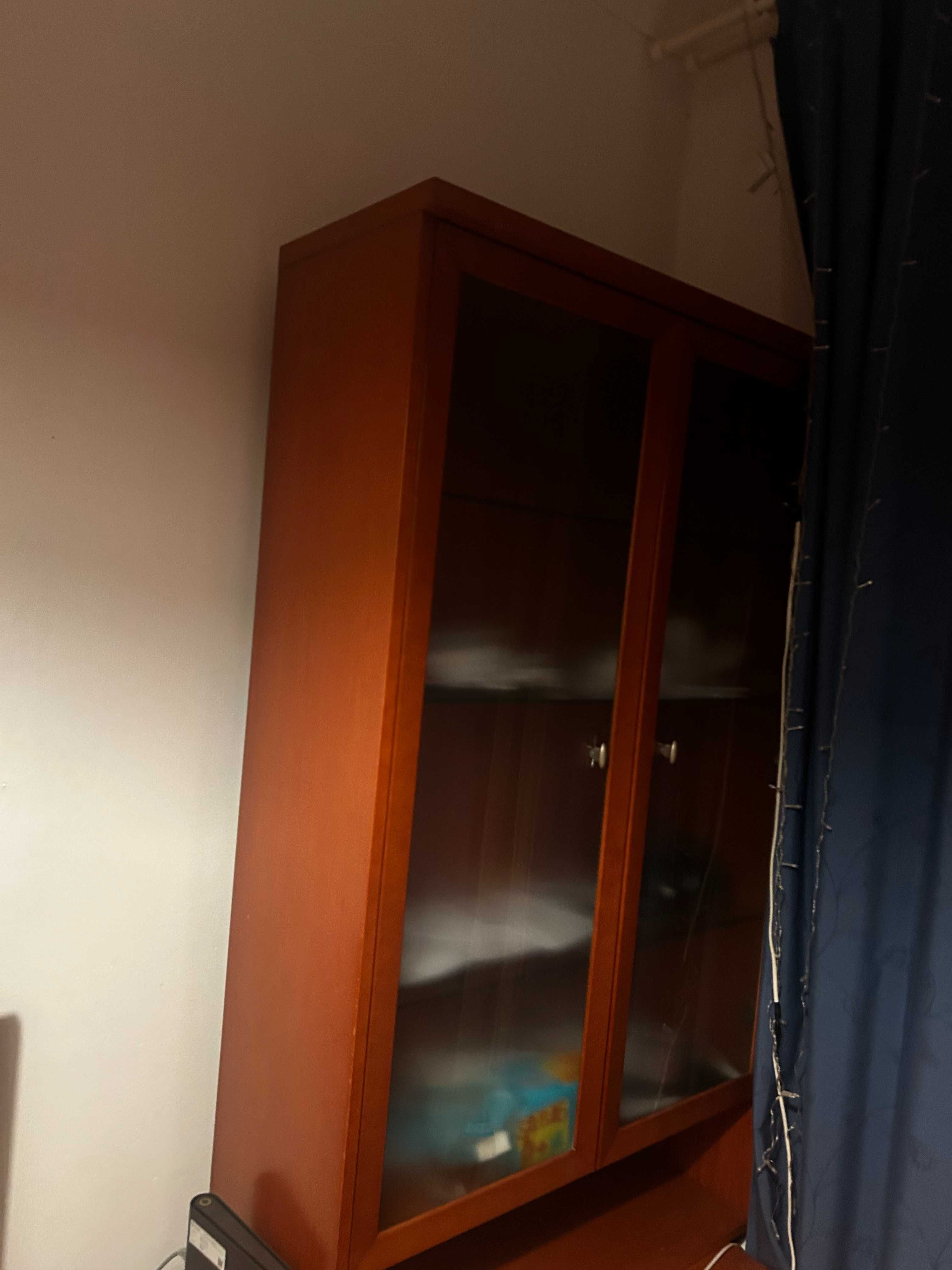 Conjunto de 3 móveis de sala em madeira – usados