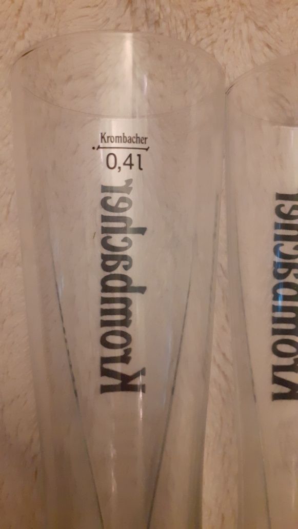 NOWE szklanki do piwa KROMBACHER 6 sztuk