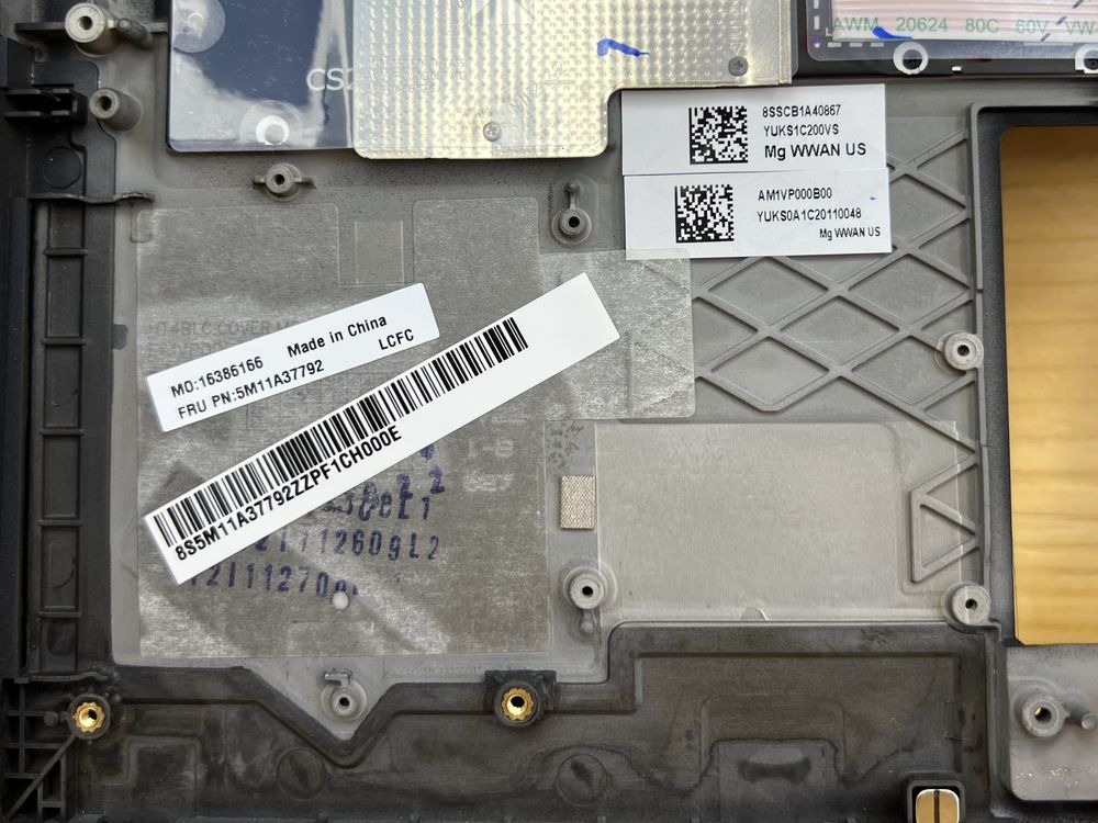 Новий топкейс/верхня панель і клавіатура для ThinkPad T14s G2/оригінал