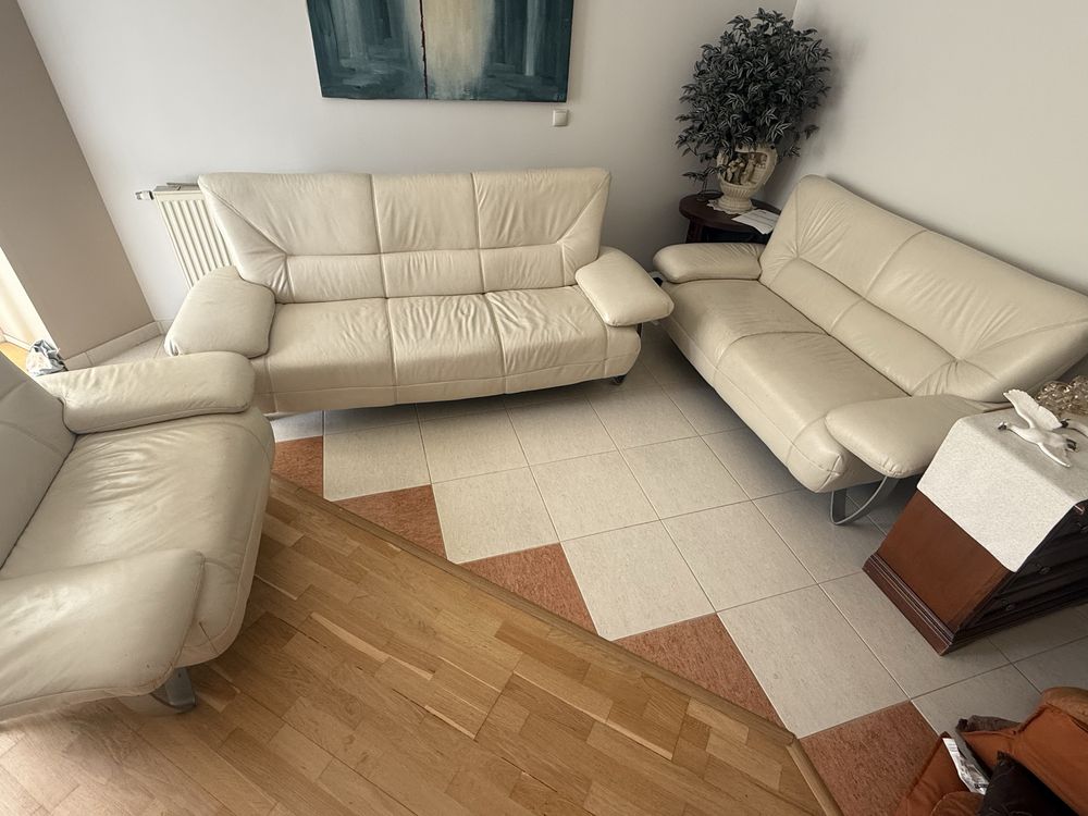 Zestaw kanap do salonu