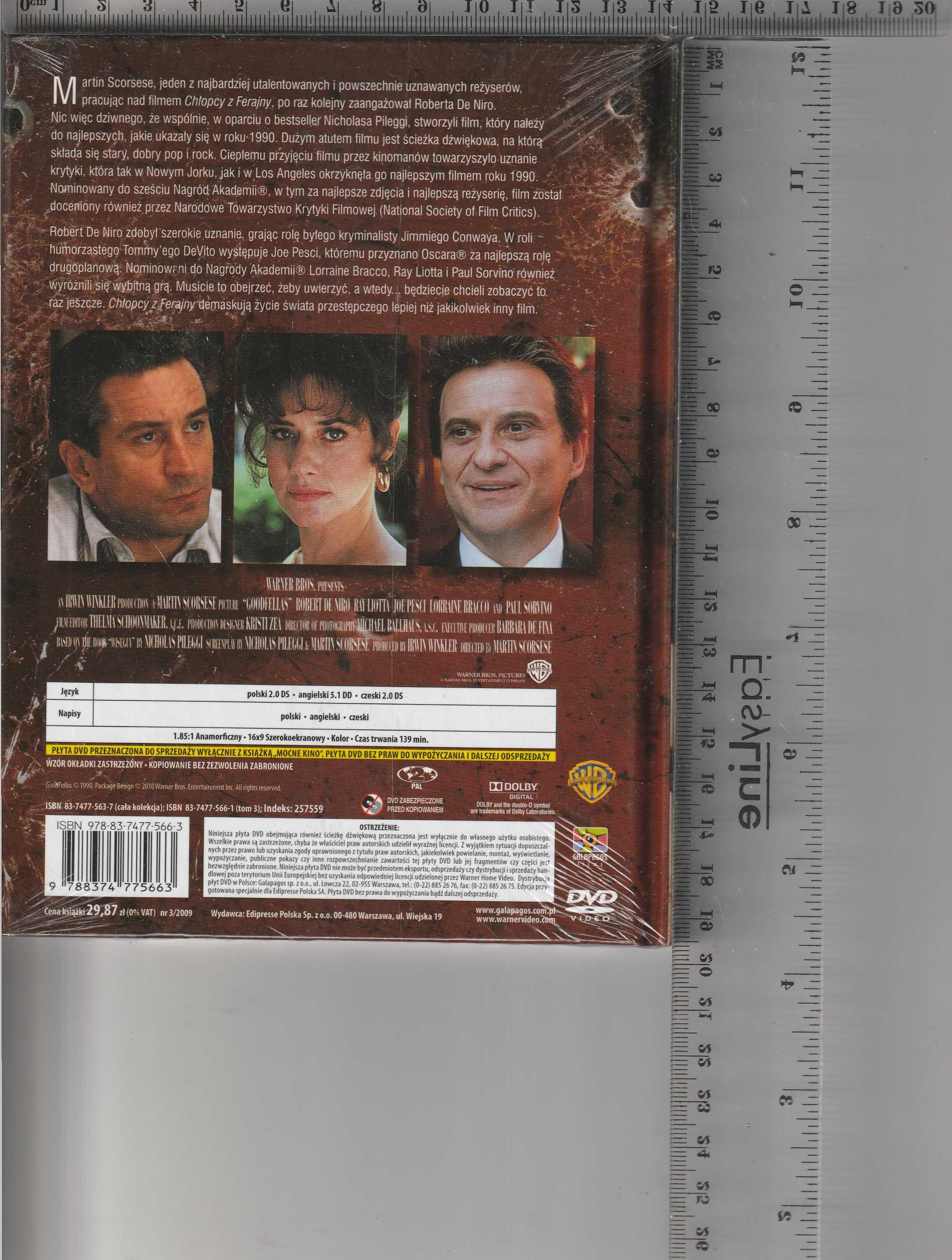 Chłopcy z ferajny Robert De Niro DVD