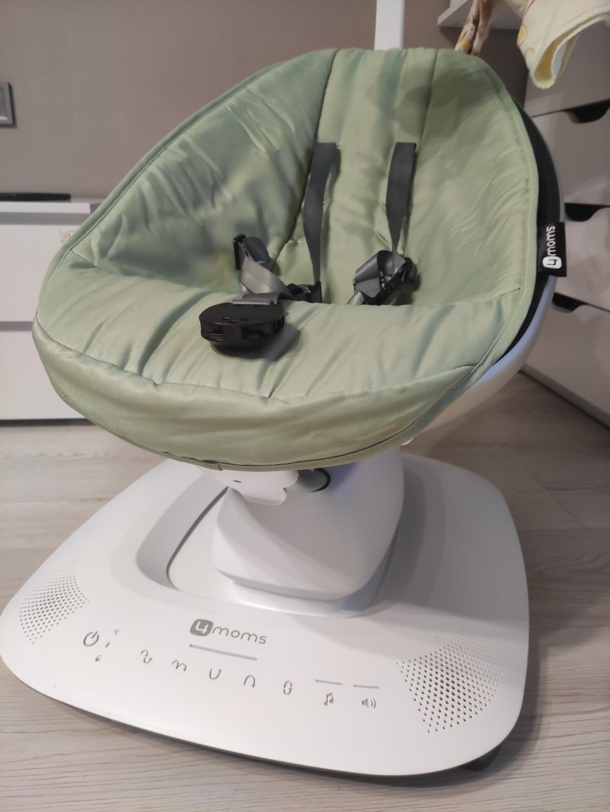 Крісло-гойдалка 4moms Mamaroo 5.0 (найновіша версія). М'ятний колір