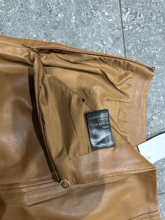 Спідниця з екошкіри H&M