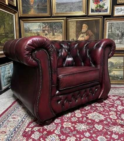 диван комплект  честерфілд людовік барокко шкіра chesterfield