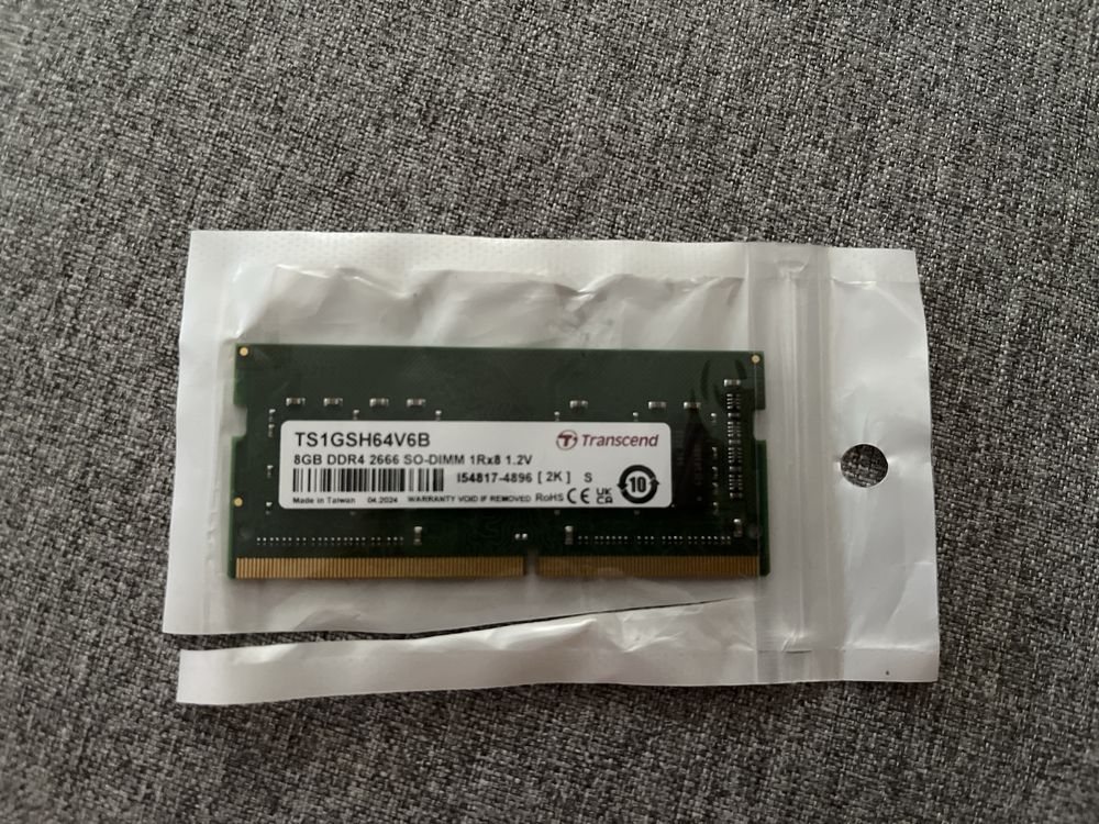 Pamiec Ram 8 GB DDR4 2666 SO-Dimm CL19 Transcend