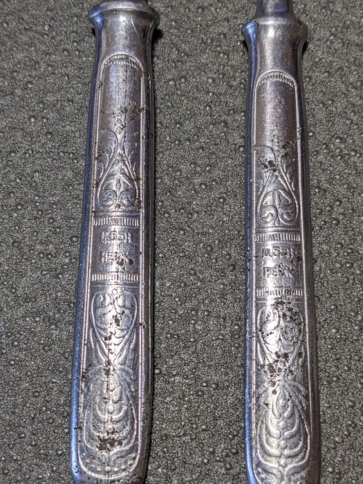 Вилка 2 шт. 50-е годы клеймо завод «Звезда» Беляйково СССР