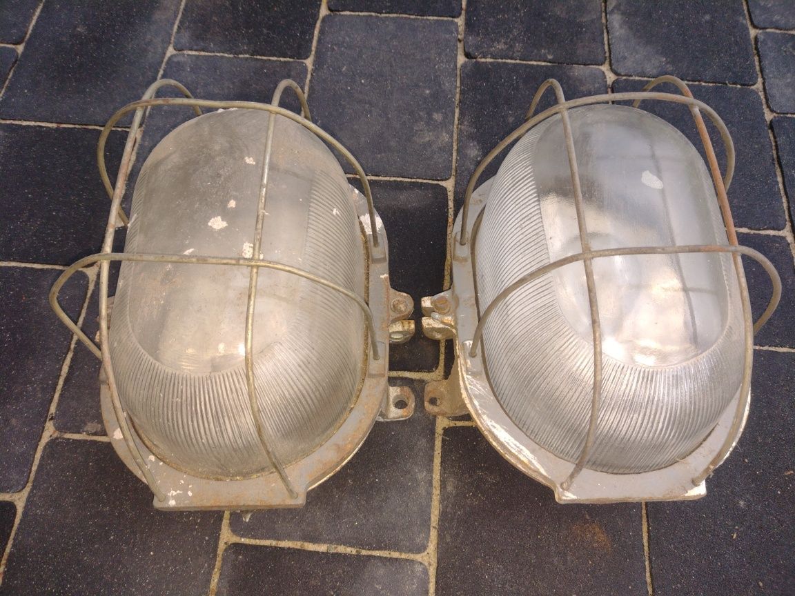 Lampa przemysłowa PRL, kanałowa, loft, industrial