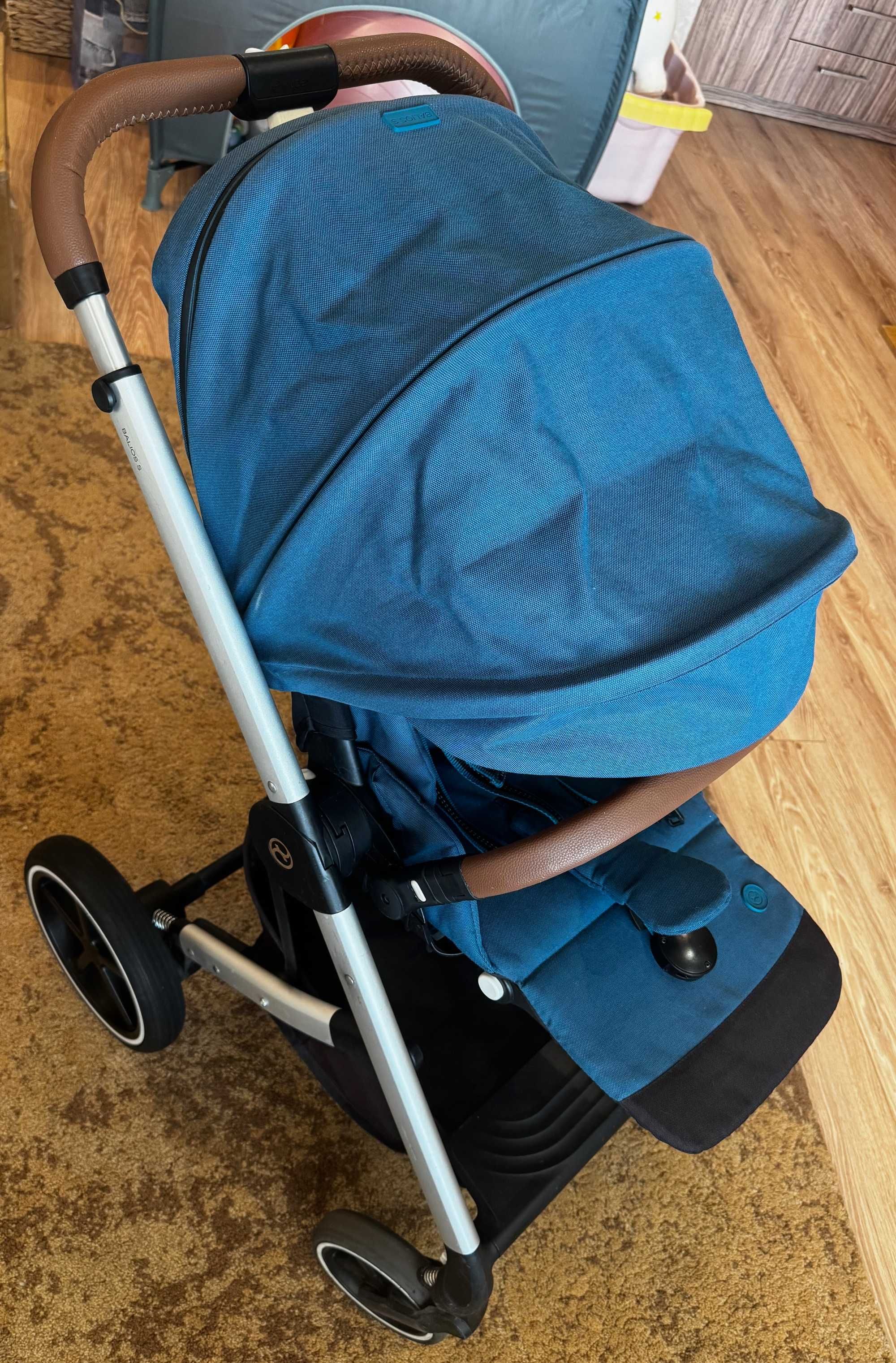 Коляска Cybex Balios S Lux 2 в 1 + дождевик + москитка