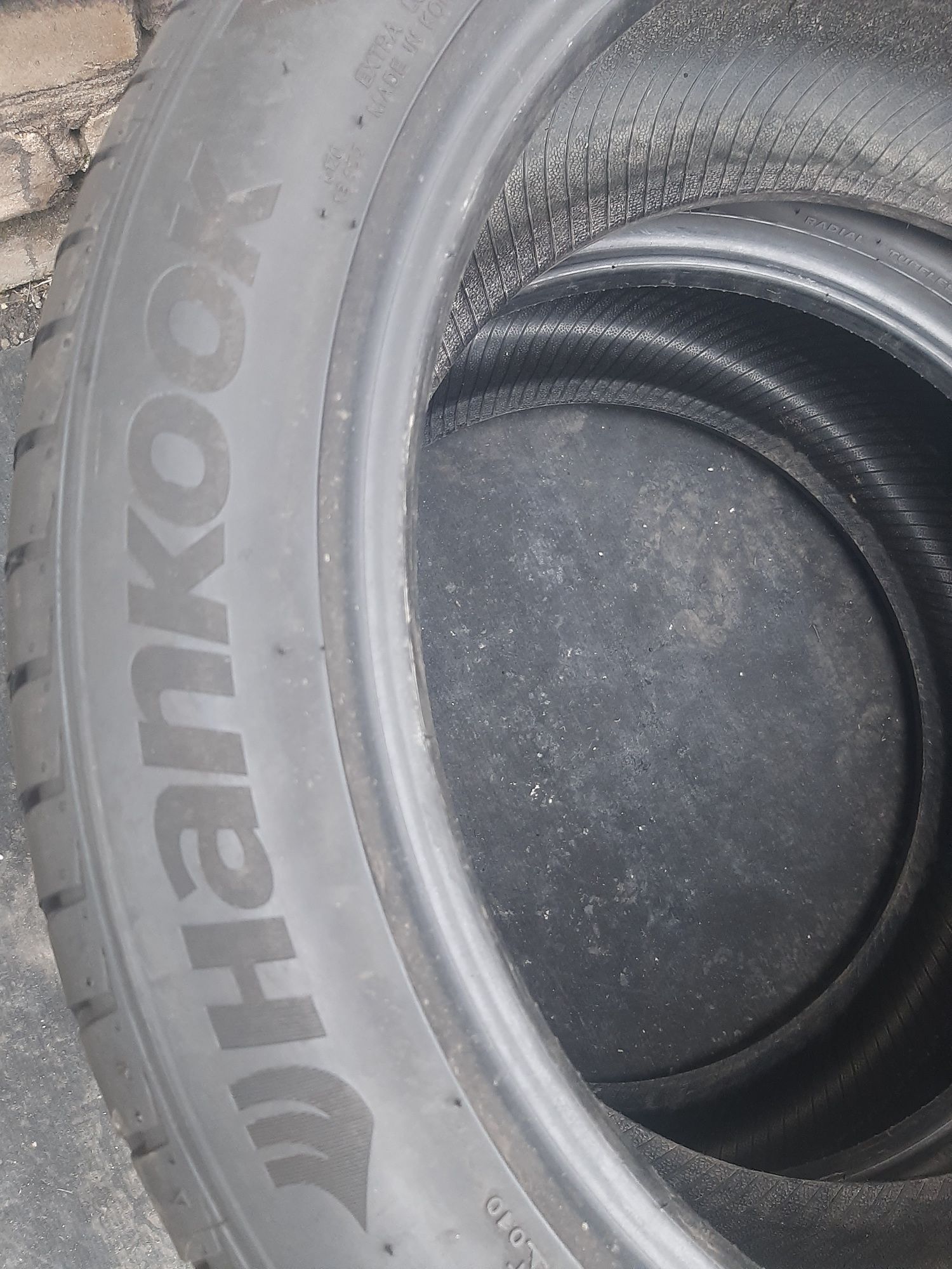 Шини б/у 245/45ZR19 Hankook літо 2шт.