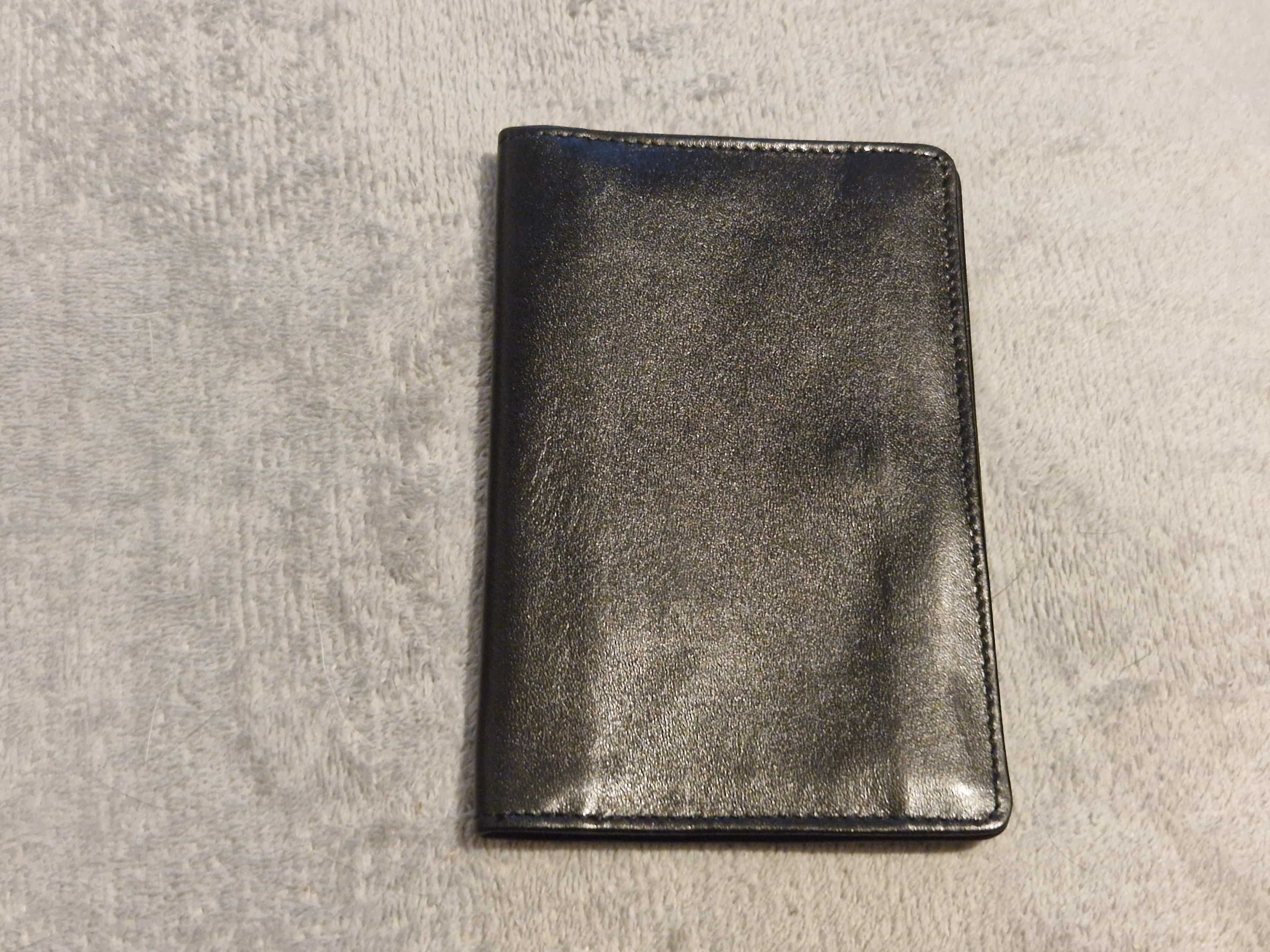 Skórzany portfel czarny
