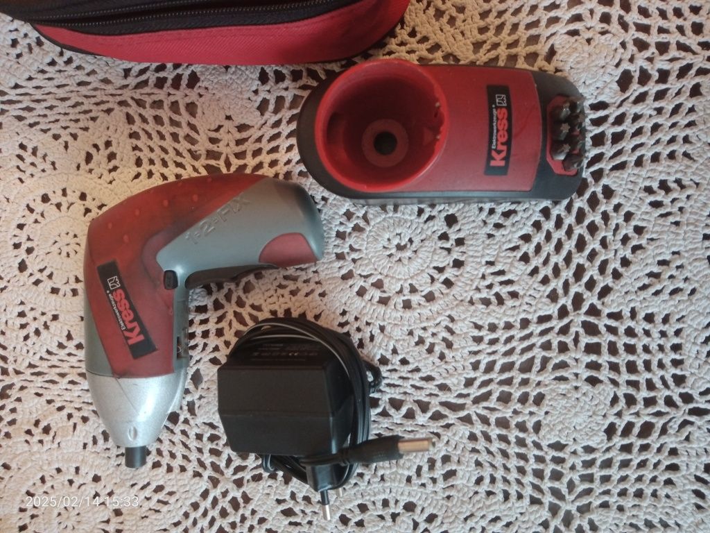 Mini wkrętarka akumulatorowa kress